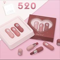 Video the same 520 mini capsule velvet lipstick or lip glaze Valentines Day gift box set HF