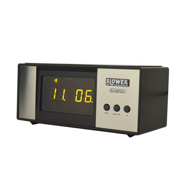 Miaoke Vintage Flip Clock Table Clock Living Room Decoration Office Walnut Wood Mechanical Home Desktop Gift for Boyfriend