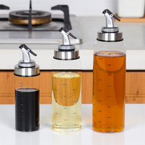 Kitchen leak-proof oil pot household oil bottle glass sesame oil bottle small large oil pot vinegar bottle soy sauce bottle vinegar pot