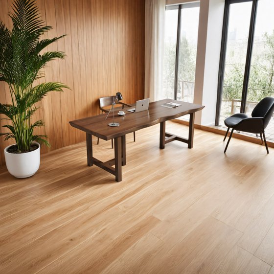 简约实木电脑桌铁艺办公桌书桌 家用写字桌 会议桌工作台式大板桌