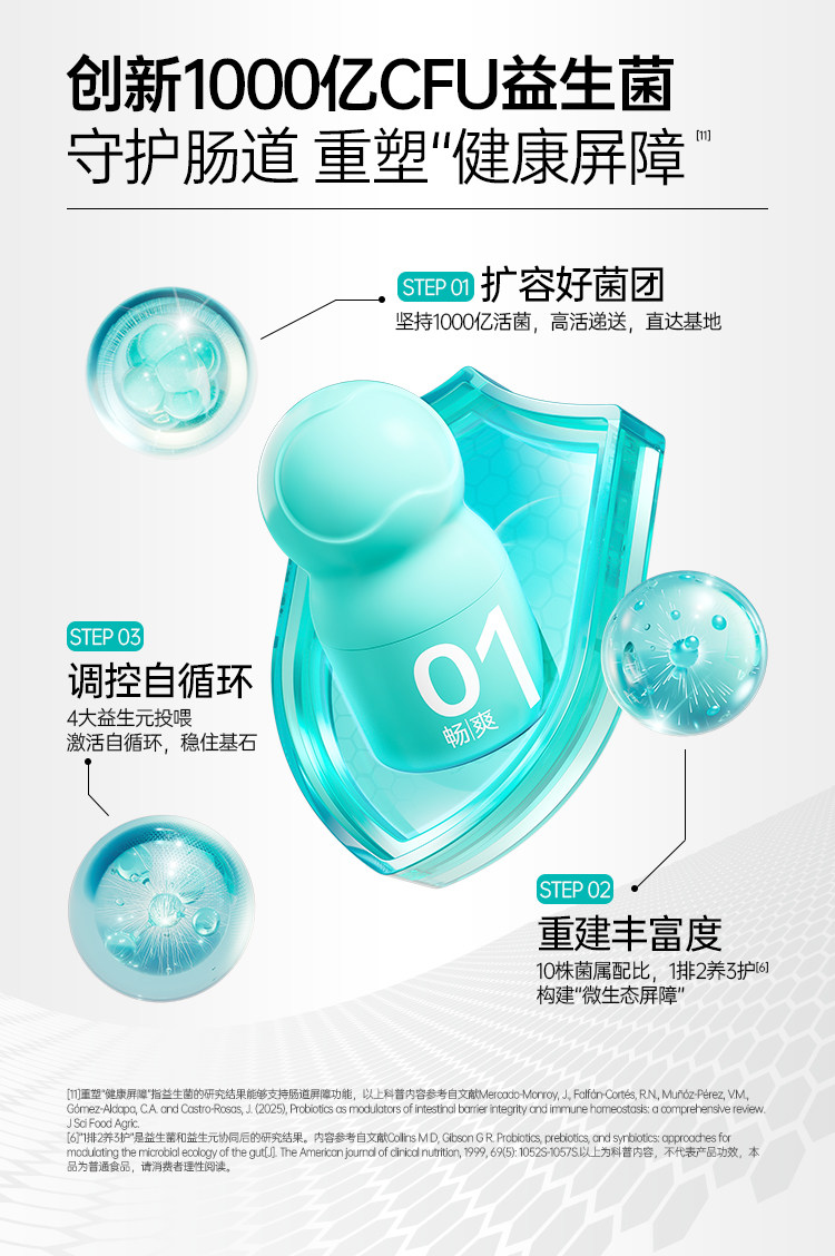 【中国直邮】 菌小宝 太空1号  【WONDERLAB万益蓝平替】20g(2g*10瓶)/盒 千亿肠道益生菌 益生元 冻干粉 饮料 轻松享 健康  成人