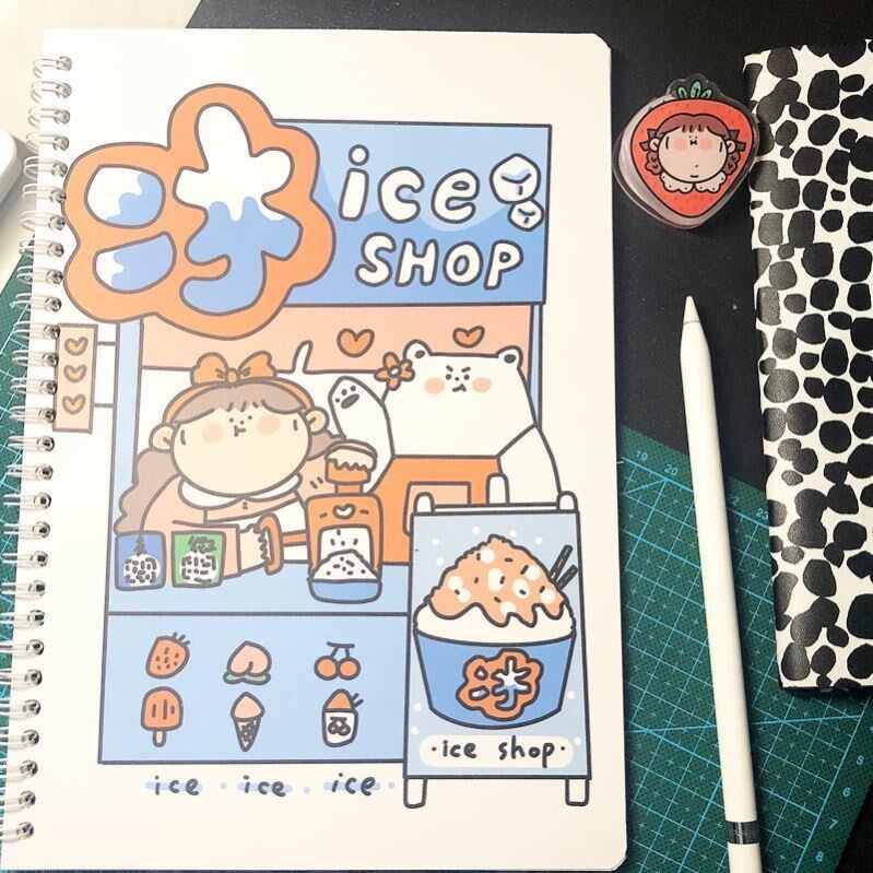 Hand account tape release paper sub-packaging material collage storage book and paper tape storage book with cute personality