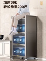 Kitchen shelves floor-standing multi-layer storage cabinets multi-functional storage cabinets microwave oven cabinets home dining side cabinets
