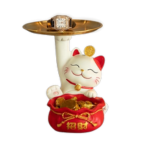 New house moving decorations entrance hall shoe cabinet living room lucky cat ornaments moving gifts new home decoration