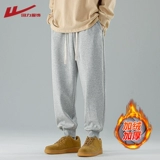 Warrior, мужские демисезонные флисовые штаны, повседневные брюки для отдыха, увеличенная толщина, свободный крой