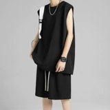 Warrior, мужской шелковый летний тонкий быстросохнущий жилет без рукавов, спортивный баскетбольный комплект для спортзала, короткий рукав