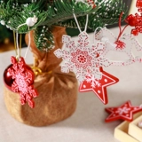 Рождественский деревянный декор, детская подвеска, со снежинками, подарок на день рождения