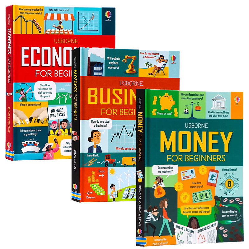 Usborne 少年商学院英文读懂商业Business for Beginners 英文原版绘本