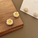 Изысканные серьги, изысканный стиль, легкий роскошный стиль, простой и элегантный дизайн