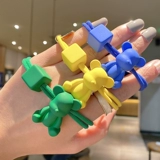 Южнокорейский модный милый флуоресцентный товар, аксессуары, с медвежатами, японские и корейские