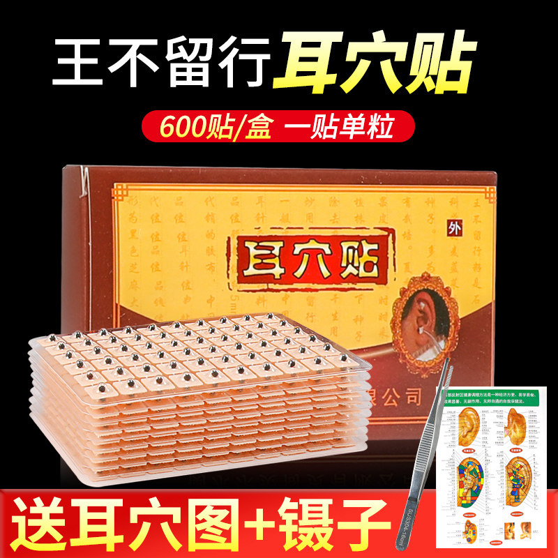 王不留行籽耳穴贴压豆贴中医穴位耳针耳朵模型磁珠医用压力刺激贴