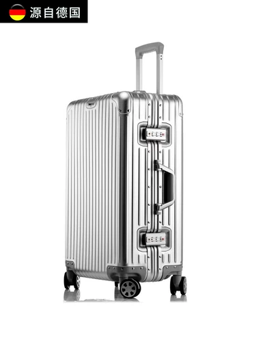 Металлический вместительный и большой чемодан, Германия, алюминиево-магниевый сплав, 32 дюймов