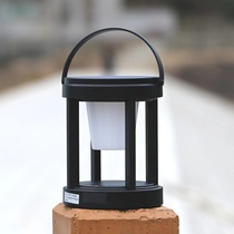 Solar USB direct charging outdoor hanging portable lamp garden layout table reading atmosphere lamp camping lighting fixtures