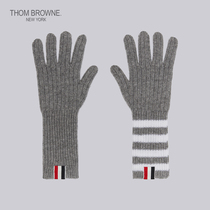 THOM BROWNE CHILD CLOTHING 2022 Early spring 4 striped cashmere child clothing gloves