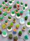 Simulated green plant cactus blind bag succulent potted tabletop miniature ornaments children's play house toys