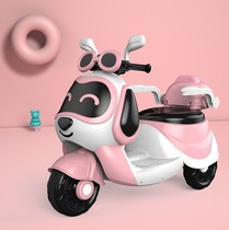 Childrens electric car girls Princess Mickshaw bullet train female electric motorcycle can take a small car for small children