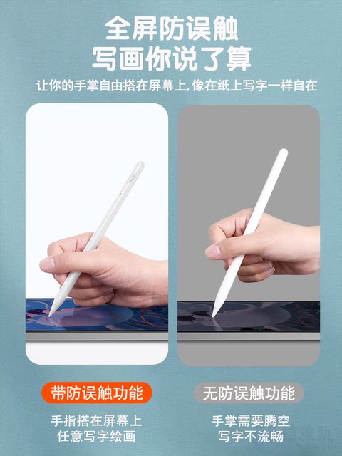 Capacitive Pen iPad Stylus Pen for Mobile Phones and Tablets, Touch Screen Pen, Handwriting Pen with Silicone Tip, Suitable for Apple, Huawei, Xiaomi Tablets, Universal Android Touch Silent Pen, Touch Screen Editing