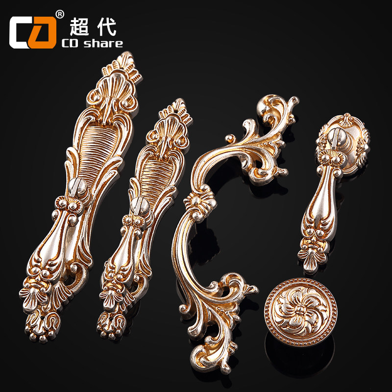 European-style handle cabinet door cabinet hardware pastoral single-hole American furniture antique door handle shoe cabinet drawer small handle