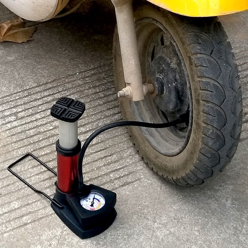 Locomotive special portable air-jacker portable foot on air-tumble electric bicycle mini-gas high pressure