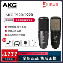 AKG love tech P120 P220 Professional capacitive microphone recording studio recording K song anchor live mic