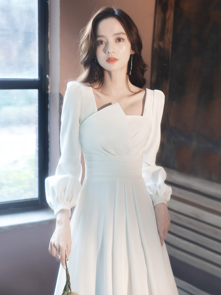 Sandro Bassa Method Fashion 2021 New Early Fall High-end Temperament Goddess Cashew Dress dress