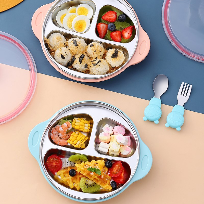 Children's bowl chopsticks suit children's spoon 6 year old school student single - person set of kindergarten dorm students