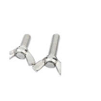 304 316 stainless steel butterfly screw Yuanbao hand screw butterfly type horn bolt M3M4M5M6M8M12
