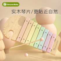 goryeobaby music player knocks on the piano wooden childrens percussion instrument young baby toy early education educational xylophone