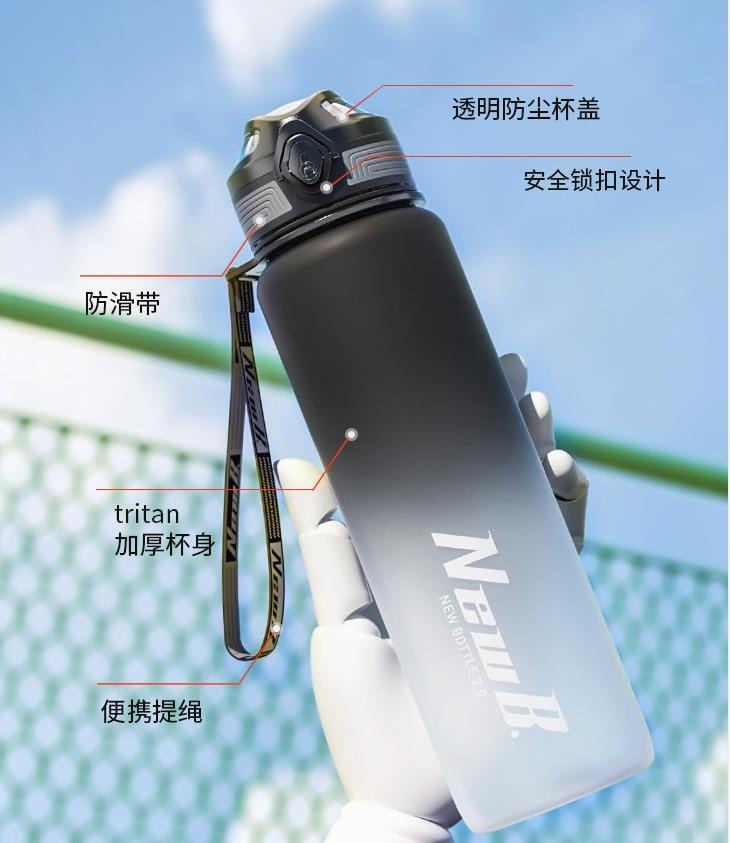 Plastic water cup high temperature resistant non-toxic net red with the same style of anti-fall children and boys can make tea-level exquisite and good-looking children