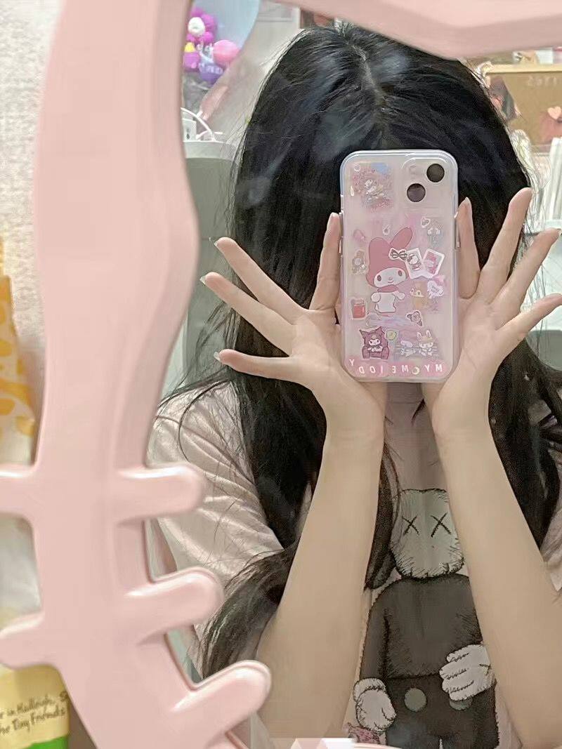 Зеркало kitty桌上化妆镜子梳妆台面式学生宿舍家用浴室卫生间挂墙免打孔