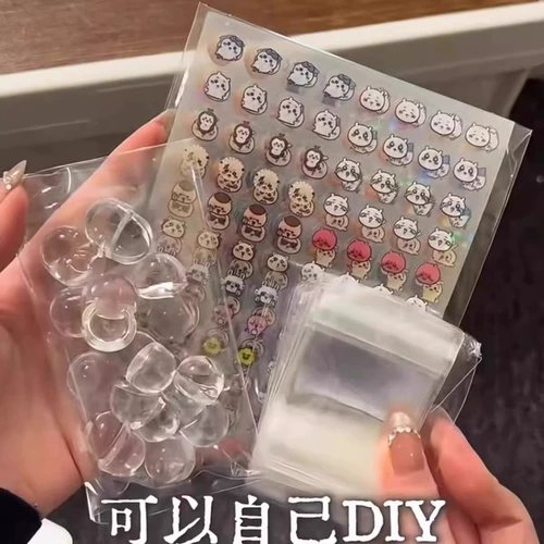 Слайм, небольшая сумка, мультяшный набор материалов, картхолдер, игрушка, антистресс, DIY