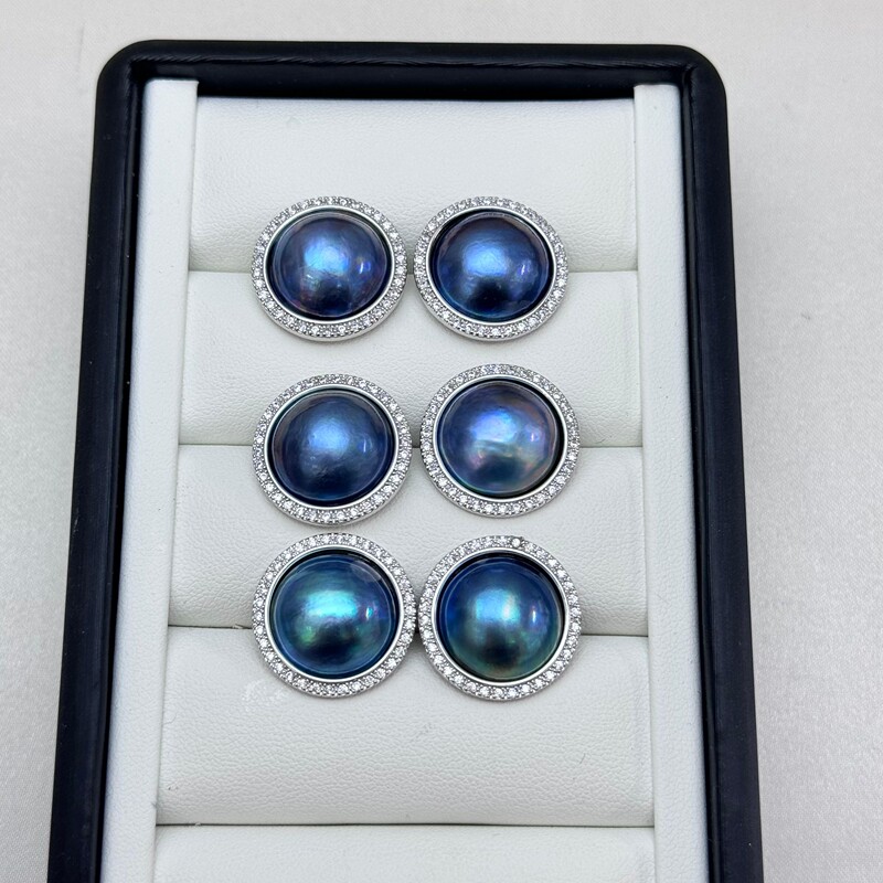 [Da Jiao Is Here] Seawater Mabe Pearl Earrings S2238