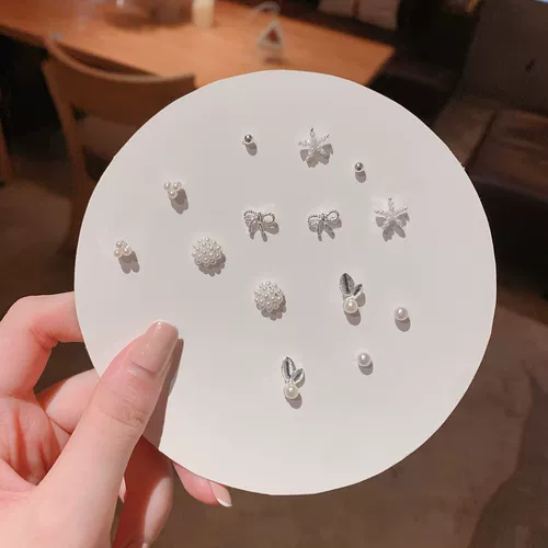 Милые маленькие модные серьги, серебряная игла, серебро 925 пробы, в корейском стиле, простой и элегантный дизайн