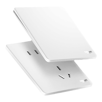 Delixi switch socket household type 86 ultra-thin two-open two-double open multi-control switch socket panel button 290
