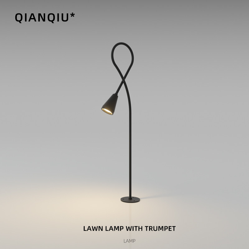 Outdoor waterproof lawn lamp simple landscape courtyard reed lamp villa garden forest layout electric outdoor grass buried lamp