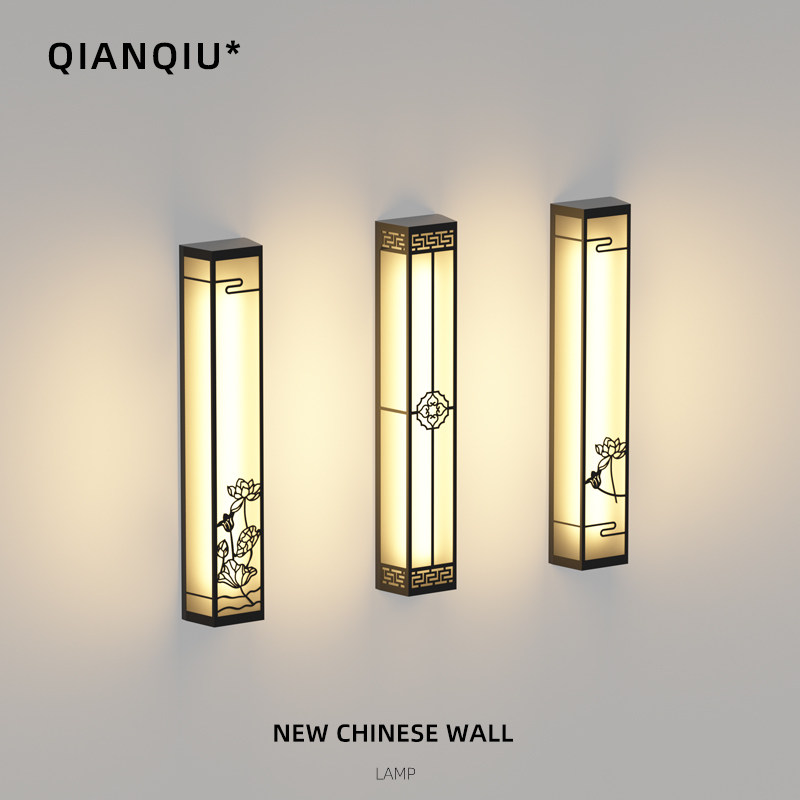 Outdoor wall lamp New Chinese waterproof courtyOutdoor wall lamp villa gategarden balcony corridor decoration lights