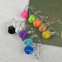 Nose clip for swimming unisex professional childrens anti-slip water-proof swimming beginners nose clip tight silicone soft