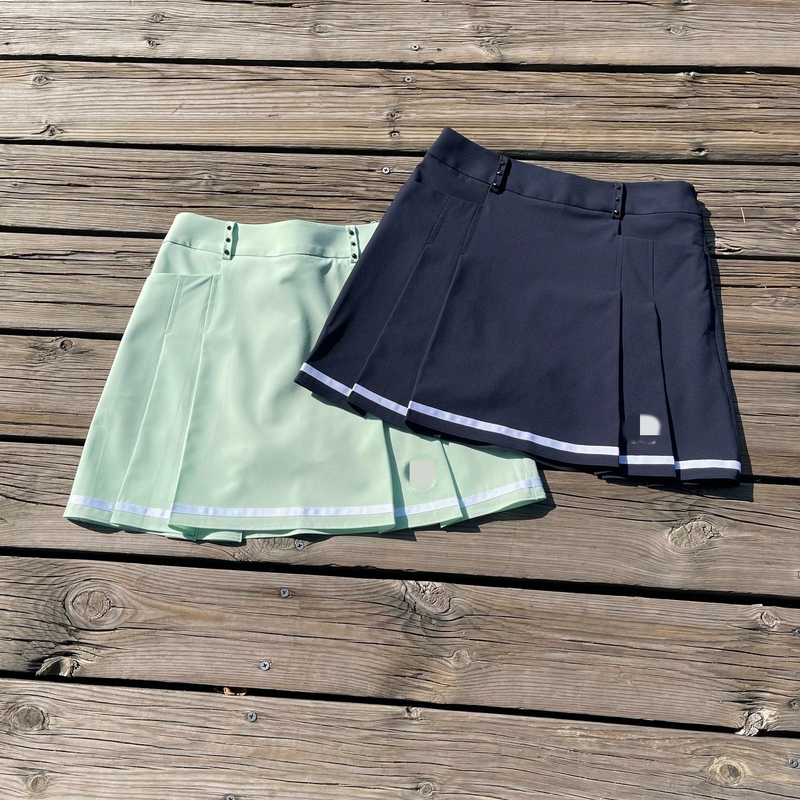 Special Offer Korean Style Summer Golf Clothing Women's Tennis High-Waisted Anti-Exposure Elastic Quick-Drying A-Line Short Skirt Pants Skirt