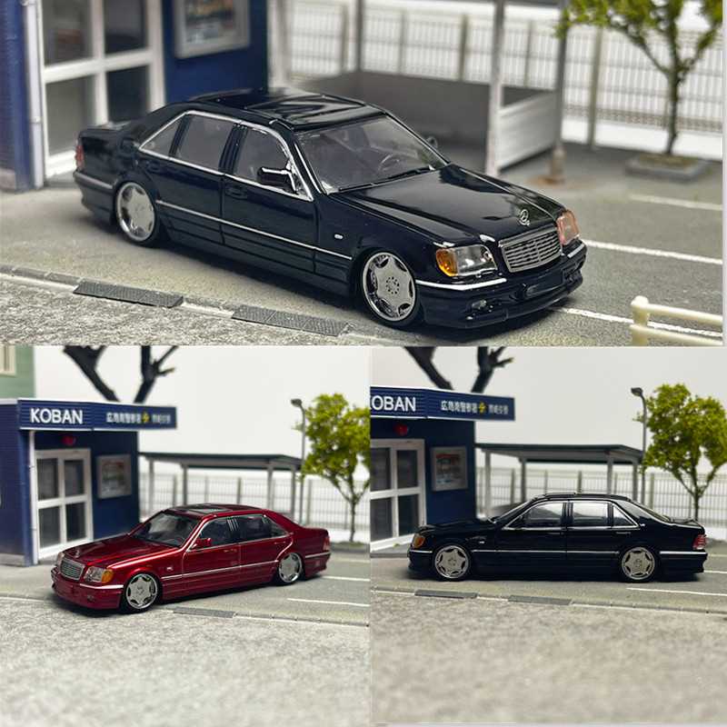 SW1:64 Benz S600 tiger head running W140 alloy car model static pendulum piece collection-Taobao