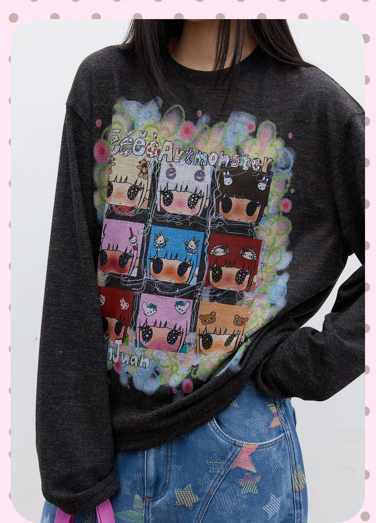 eeeeArtmonster Ximen Juan'er Graffiti Print Tee