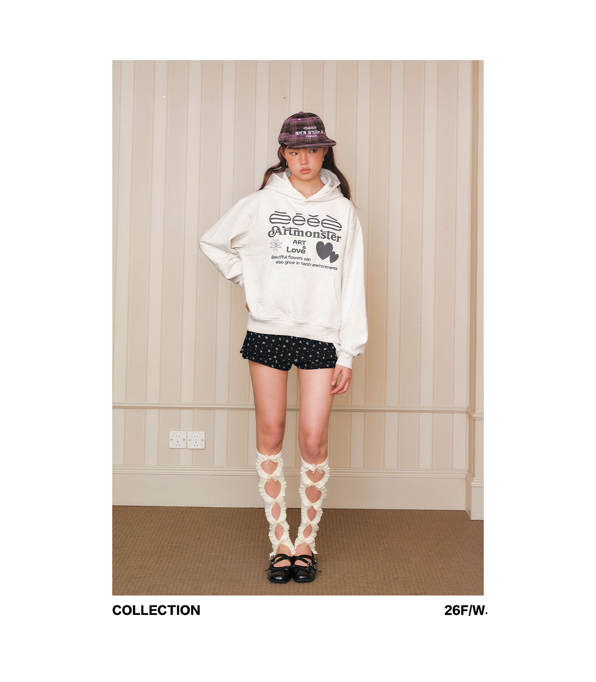 eeeeArtmonster Heart Print Hoodie