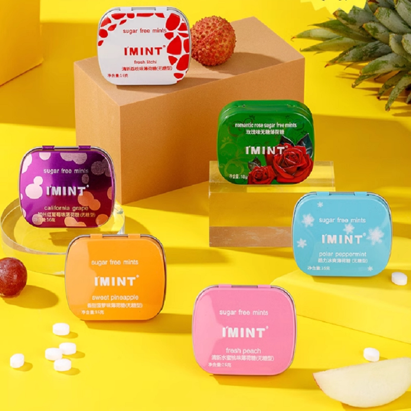 16g*6盒【I'MINT】无糖薄荷糖