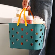 Bath basket Students Dormitory Carry-on Baths Baskets of toiletries Baths South Korea Cute Bath Bathing Blue Bath