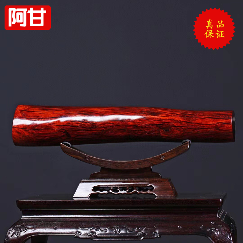 Zhengzong Xiaoye Purple Sandalwood Cross Property Feng Shui Columns Pendulum Full Venus High Oil Dense Log Material Demolition of Old stock Collection Gifts-Taobao