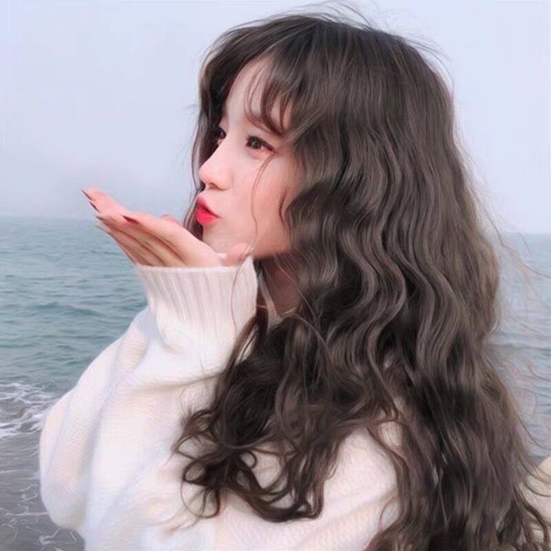 Xianyun beauty wig female long hair wool curly natural long curly hair big wave simulation human corn perm full headgear