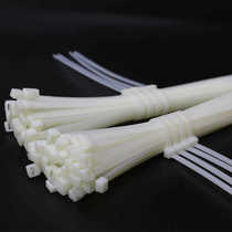 Fashion streamline modeling high quality nylon tie-tape environmental protection self-lock plastic nylon Ka button white black