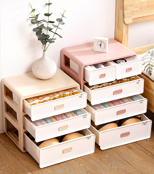 Bedroom university dormitory multi-layer classification plastic large-capacity clothing small finishing box multi-functional dust-proof storage box - Taobao