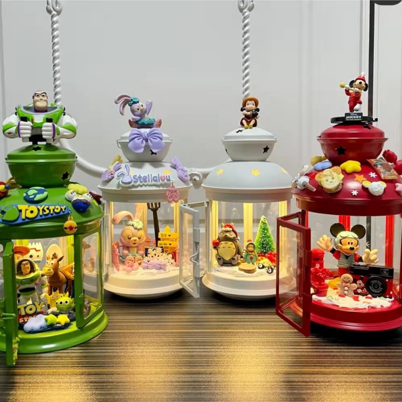 Candlestick Reform Cream Diy MaterialBag Toy Mobile Night Lamp Retro Candlestick Lantern Decoration