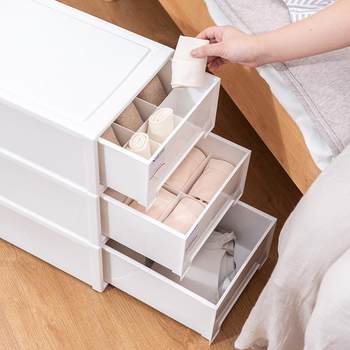 Underwear storage box, drawer storage pantyhose storage box, household wardrobe storage partition storage box