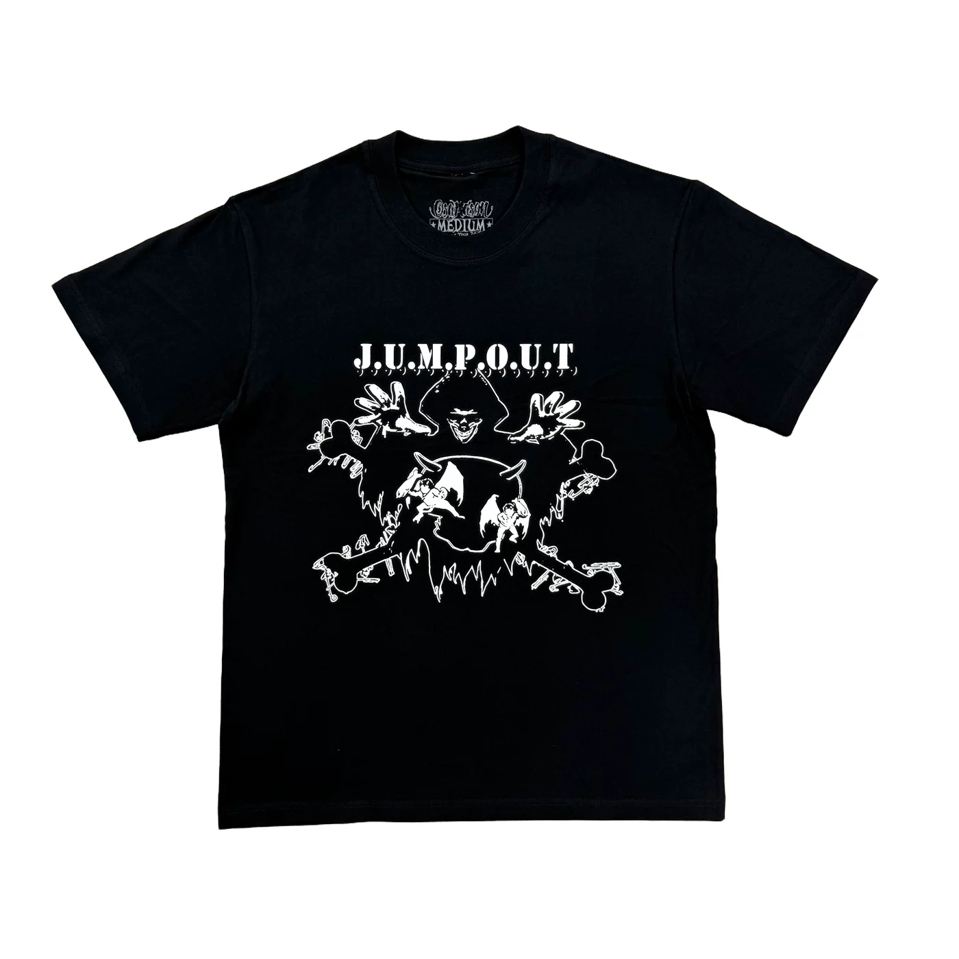 Osamason Jumpout Tour Black T-Shirt Tour venue limited printed short-sleeved T-shirt